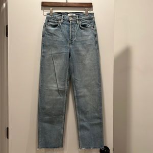 RE/DONE 70S STOVE PIPE Jeans. Size 25